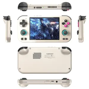 128GANBERNIC RG476H Handheld Game Console Android 13 8GB+128GB 4000+ Games 4.7 Inch Display Unisoc T820 WiFi6 3D Hall Joystick and Triggers RGB Lighting Video Game Player Console
