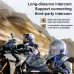 Y13Pro Motorcycle Helmet Bluetooth Headset Intercom Distance 500M Stereo Fm Radio Mixing Music Sharing