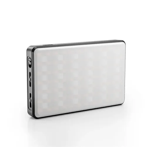 ST-120 RGB LED Video Light Full Color Output Camera Lamp Dimmable 2500K-9000K Bi-Color Panel Light for Vlog Youtube Photography