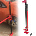 6000LBS/3 Ton Load Capacity High Lift Ratchet Off Road Farm Jack 48" Maximum Lifting Height 4.72" to 40.16" Lifting Range