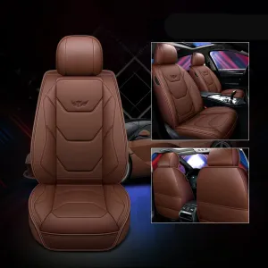 1 PC Universal Full Car Seat Mat Cover PU Leather Breathable Cushion Pad