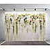 3x5FT 5x7FT 7x10FT Vinyl Pink White Rose Flower Wedding Photography Backdrop Background Studio Prop